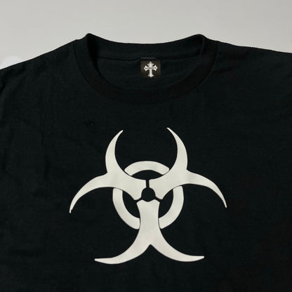 Biohazard Toxic Waste Symbol Graphic T-Shirt Alt Cyber Grunge
