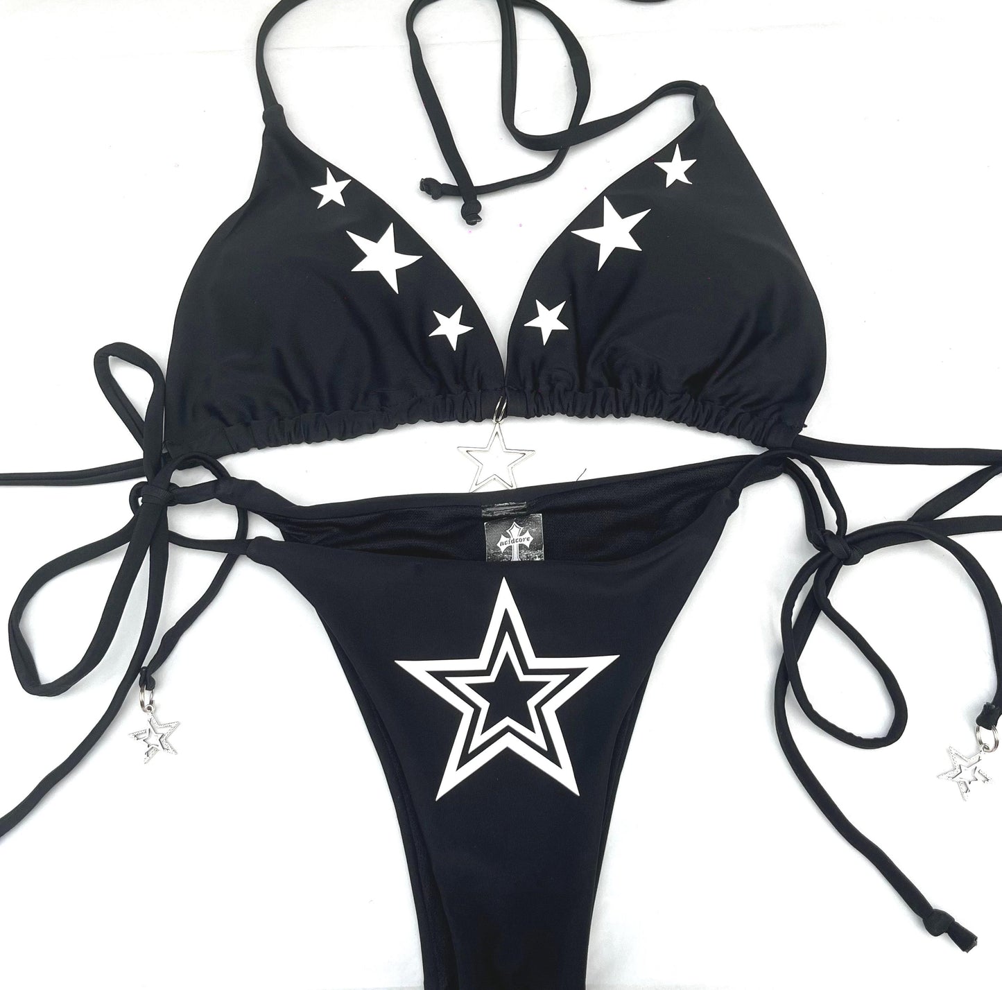 Front View: Festival Y2k Stars Bikini