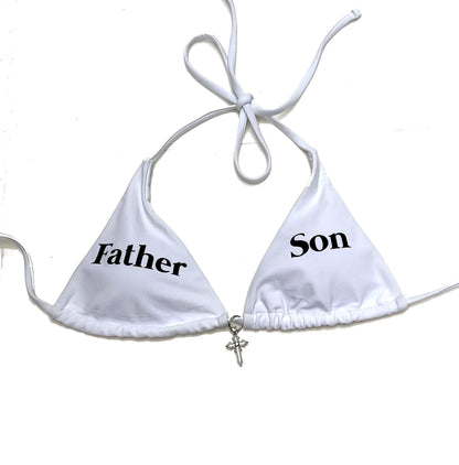 Edgy Holy Spirit Father Son Bikini