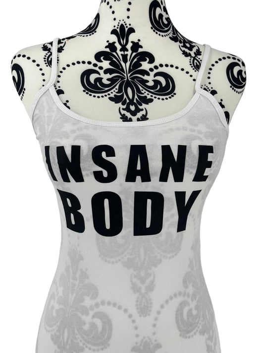 INSANE BODY Y2K Black Tank Top Vest Cami