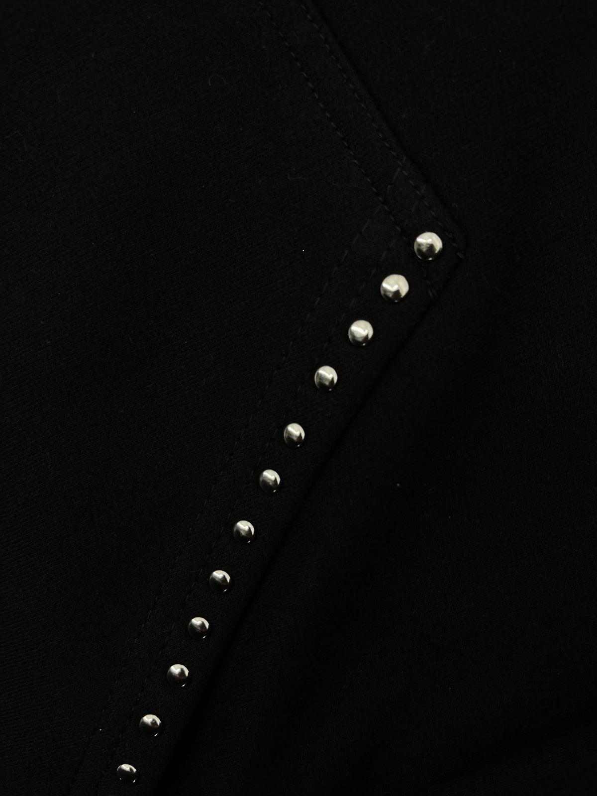 Gothic Dome Studded Grunge Zip Up Hoodie