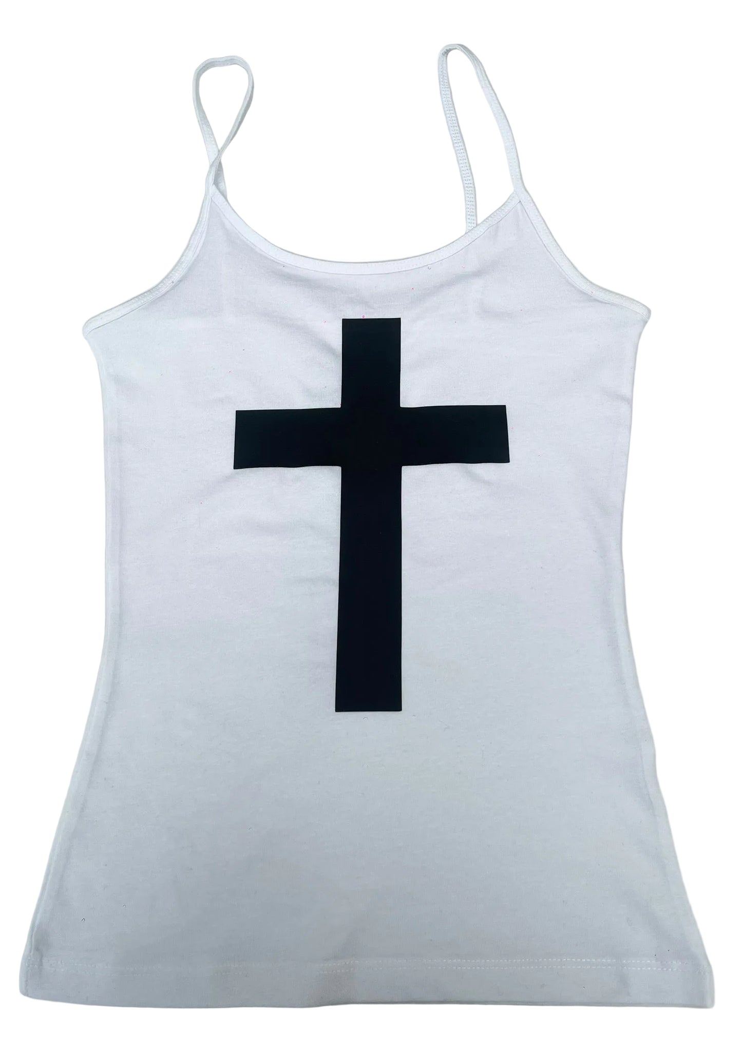 Black Cross Black Grunge Cami Vest Tank Top