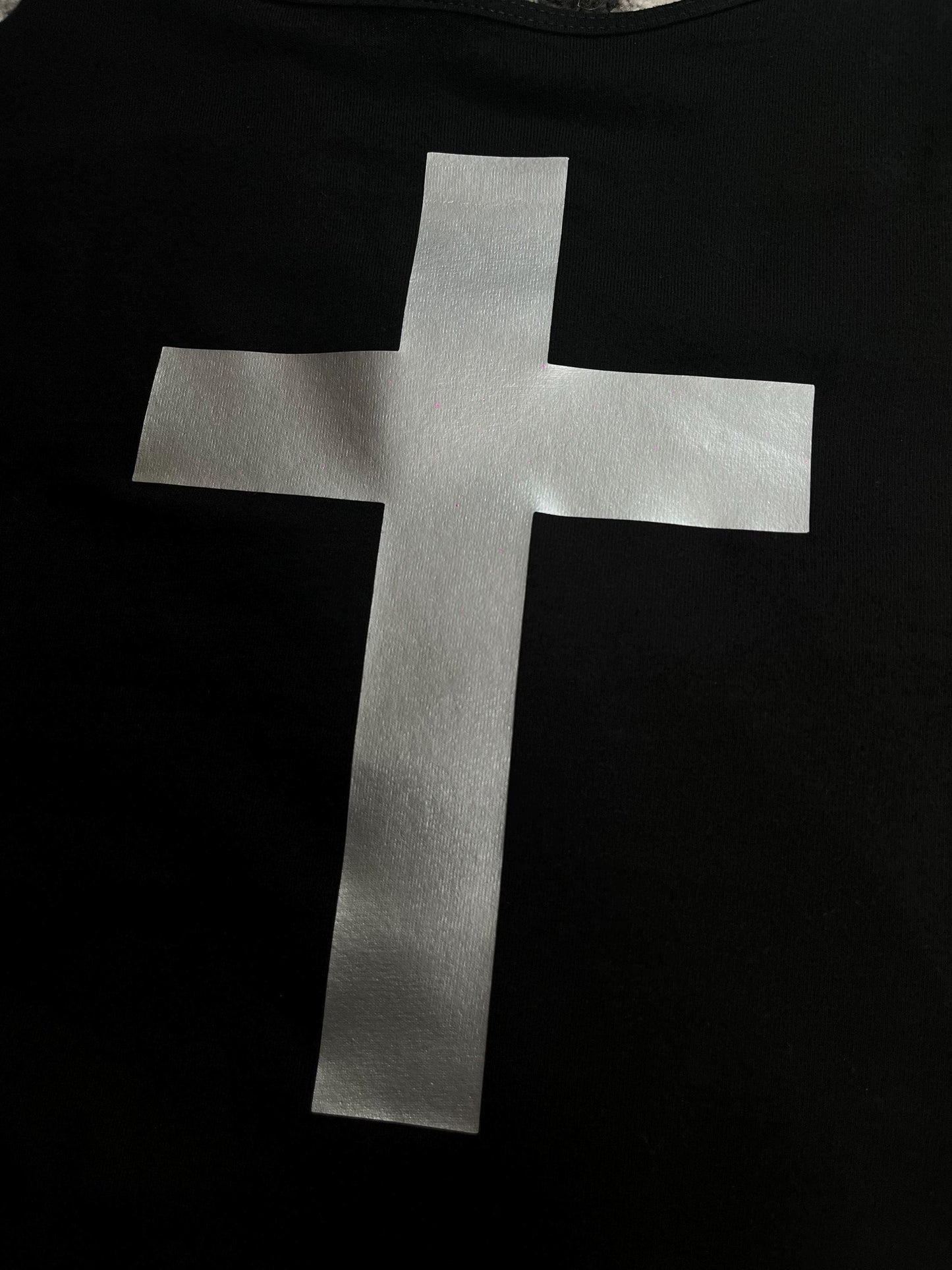 Silver Cross Black Grunge Cami Vest Tank Top Women’s